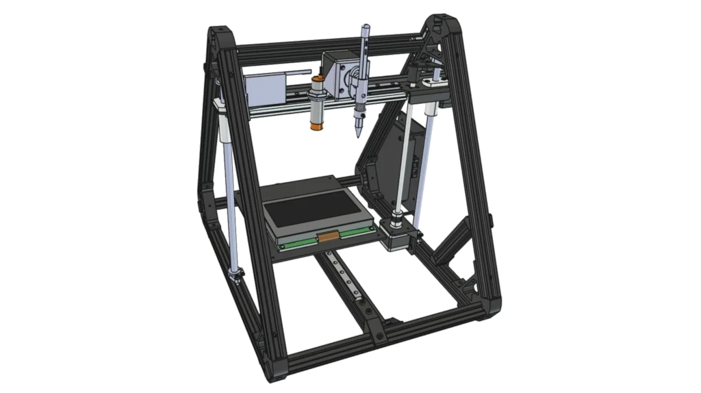 A 3D printer repurposed into a touchscreen test station